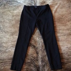 d. Jeans straight leg elastic waist dress pants